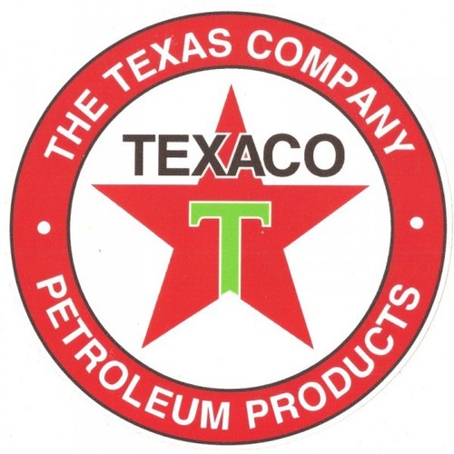 Texaco sticker vinyle laminé - vinyle,