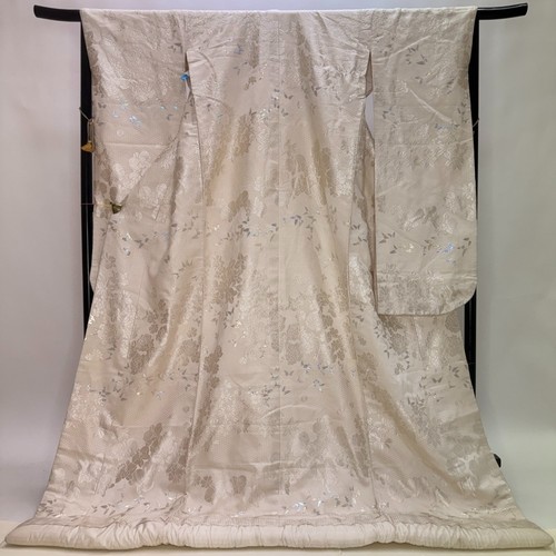 Kimono japonais blanc uchikake - japonais,