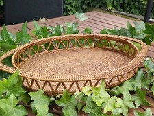 ANTIQUE  WICKER BASKETS, CIRCA 1900's 