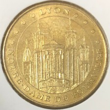 MDP 2012 LYON NOTRE-DAME DE FOURVIÈRE MÉDAILLE MONNAIE DE PARIS JETON MEDALS