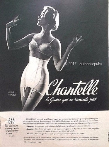 Publicite chantelle gaine - chantelle,