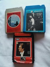 Lot 3 cassettes 8 pistes Gustav Mahler Julien Clerc Antonio Mourao