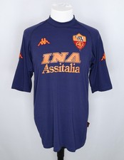 AS ROMA 2000-01 THIRD SHIRT XL - MAILLOT VINTAGE KAPPA KOMBAT GARA MADE IN ITALY