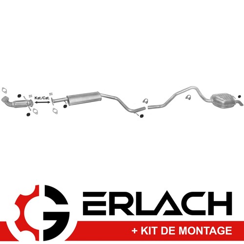 Echappement silencieux pour