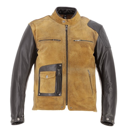 Veste blouson cuir moto - l, ce