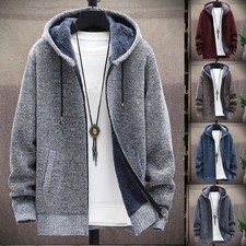 Cardigan homme épais doublé