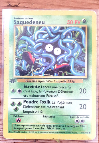 Carte pokémon saquedeneu - carte,