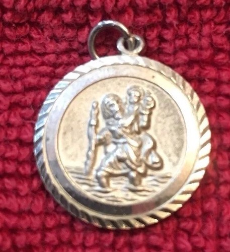 Sterling christopher medal - sterling,