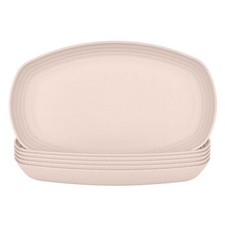 Lot de 6 assiettes ovales en plastique incassables 295 cm/183 cm légères pour...