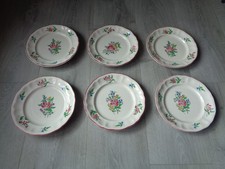 6 ASSIETTES A DESSERT KG LUNEVILLE MODELE REVERBERE