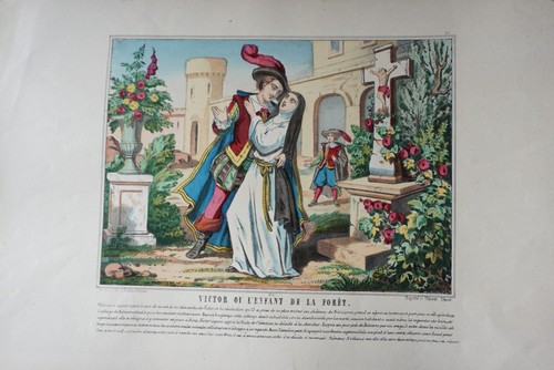 Litho couleur xix image - couleur,