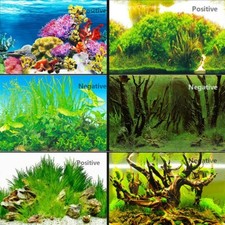 Aquarium Fond HD Aquarium Décoration 3D Paysage Autocollant Double Face