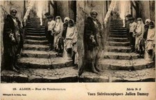 CPA AK ALGERIA Alger Rue de Tombouctou (736019)