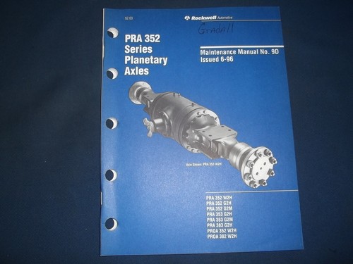 Rockwell pra 352 - pra, séries