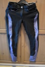 PANTALON / CULOTTE D’EQUITATION EQUI-THEME INTERSPORT TAILLE 36 BLEU