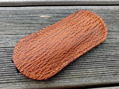 Etui couteau cuir requin - couteau, /
