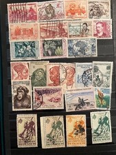 LOT 25 TIMBRES AFRIQUE OCCIDENTALE FRANCAISE 