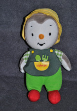 ?Peluche Doudou Tchoupi JEMINI 2015 Jardinier Vert Chapeau Jaune 23 Cm T'choupi