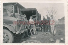 Photo, WW2 Pologne, Camion. à