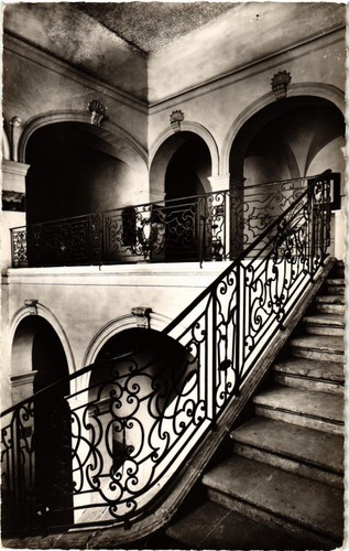 Cpa abbaye lagrasse rampe - lagrasse,