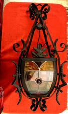 suspension art deco fer forgé