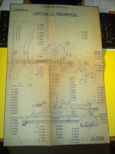 Plan bureau etude epoque - bureau,