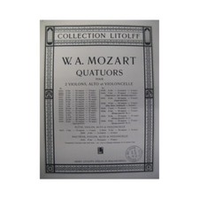 MOZART W. A. Petit Quatuor No