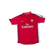Maillot football vintage Arsenal domicile #4 Fabregas saison 2008-2009