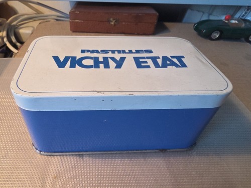 Boite tole pastilles vichy - en,