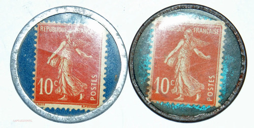 Rare timbre monnaie - (fr1),