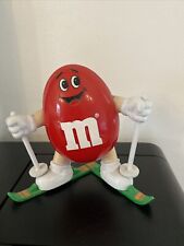 Ancien Distributeur M&Ms Rouge Figurine A Ski 1991 Pub M Et M S Vintage