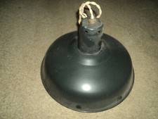 abat jour vintage tole