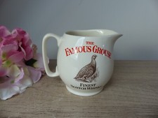 Petit pichet de scotch whiskey écossais en céramique Wade The Famous Grouse