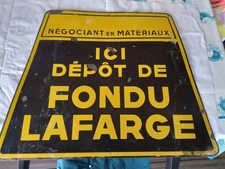 plaque emaillee ciment lafarge