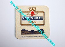 KARLSBRAU - SCHLOSS KARLSBERG, ANCIEN SOUS BOCK DESSOUS VERRE BIERE BEER COASTER