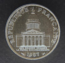 Pièce de 100 Francs Panthéon de 1987