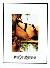 Publicité Advertising 058   2011   chaussures sandales Yves Saint Laurent
