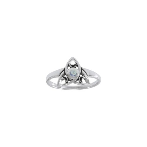 Bague triple lune trinity - bague, en