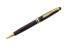 VINTAGE STYLO BILLE MONTBLANC MEISTERSTUCK CLASSIQUE DORE BORDEAUX PEN 615€