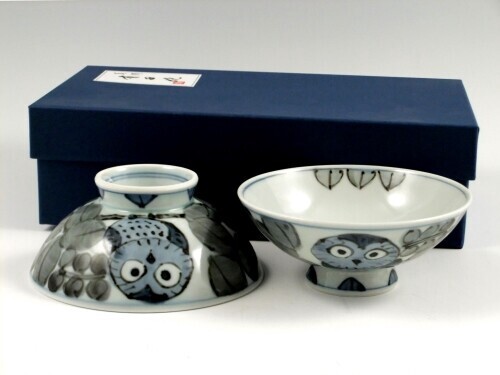 Paire arita yaki - paire, porcelaine