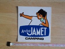 Autocollant ANDRÉ JAMET CAMPING