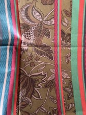 Large tissu ancien vintage - tissu,