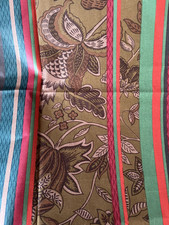 Large Tissu Ancien Vintage