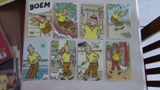 TINTIN 8 TELECARTES NEUF