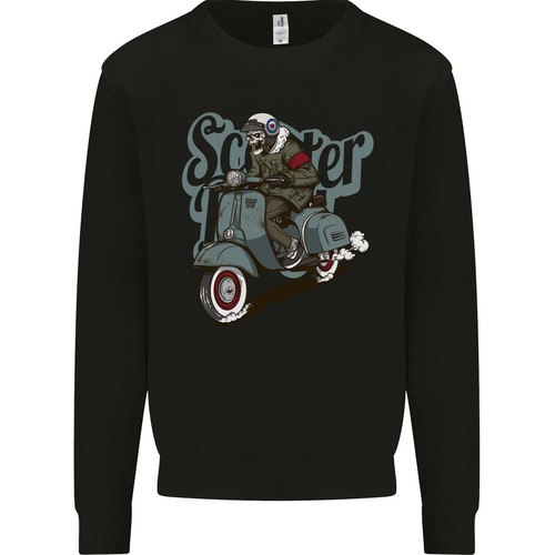 Sweat capuche scooter skull - capuche,