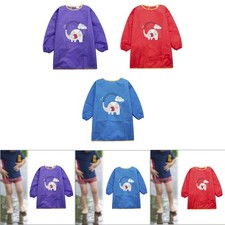 Tablier d'artiste pour enfants, blouse de peinture, résistant à l'eau, doux