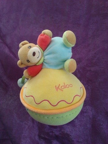 Doudou culbuto ours - culbuto, balle