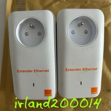 Deux CPL Orange Extender Ethernet 500Mbp/s+ 2 Câbles