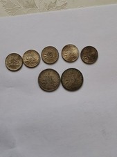 Lot De 7 Pièces  2 De 1 Franc
