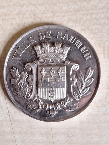 Médaille argent massif - médaille,